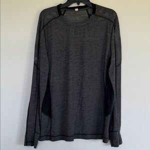 Men's Gray Long Sleeve Shirt